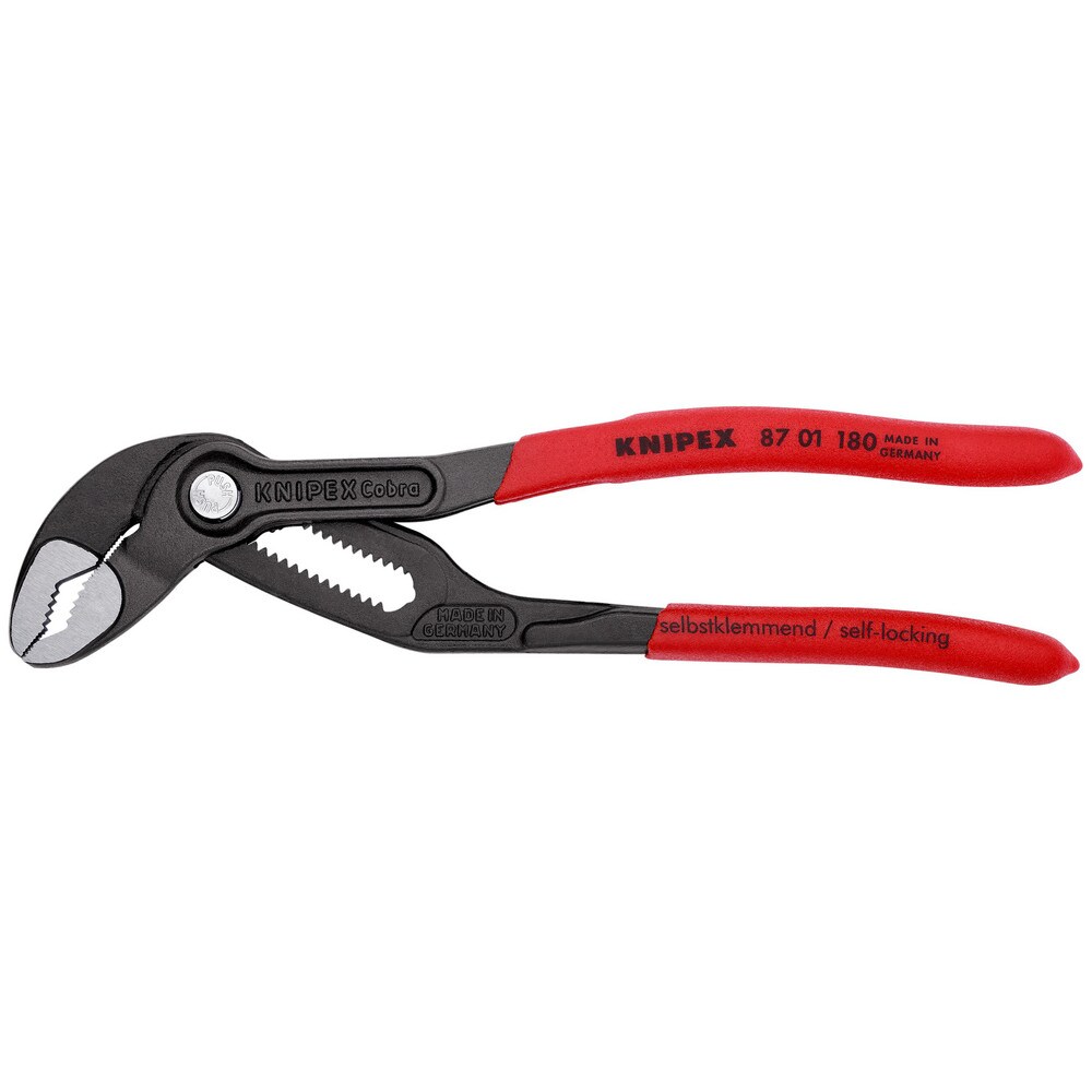 Tongue & Groove Plier: 1" Cutting Capacity, Standard Jaw