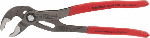 Tongue & Groove Plier: 1-1/4" Cutting Capacity, Standard Jaw
