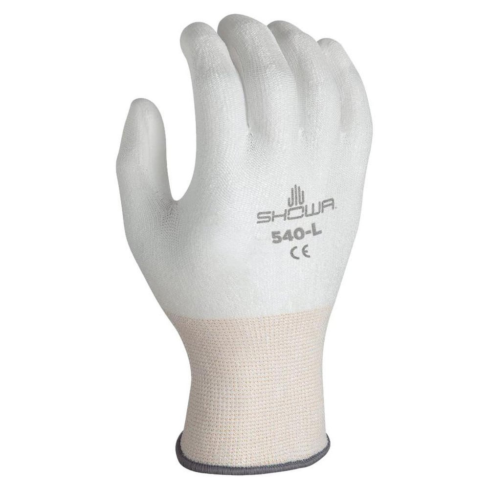 Cut, Puncture & Abrasive-Resistant Gloves: Size M, ANSI Cut A2, ANSI Puncture 2, Polyurethane, Dyneema