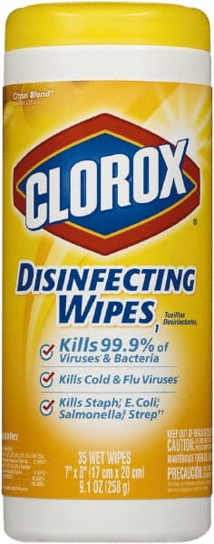 Clorox CLO01594CT Disinfecting Wipes: Pre-Moistened 