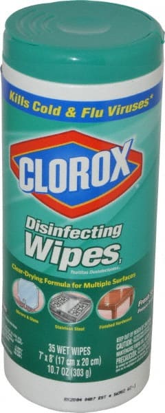 Clorox CLO01593CT Disinfecting Wipes: Pre-Moistened 