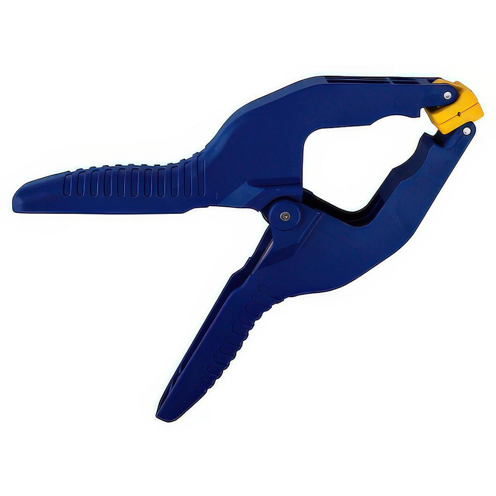 3" Jaw Opening Capacity, 3" Throat Depth, Spring Clamp - Resin Body, Resin Handle, Resin Tip