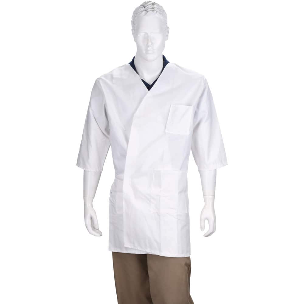 PRO-SAFE - Size XL White Smock with 5 Pockets | MSC Industrial 