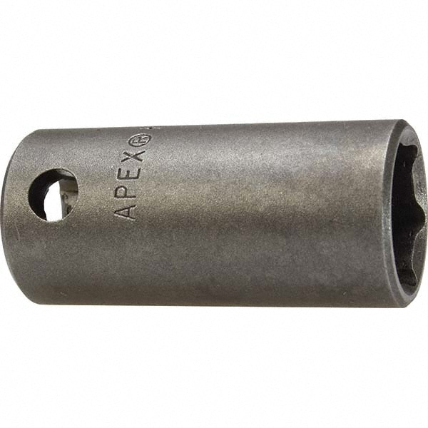 Impact Socket: 3/8" Drive, 7/8" Socket, Hex Drive
