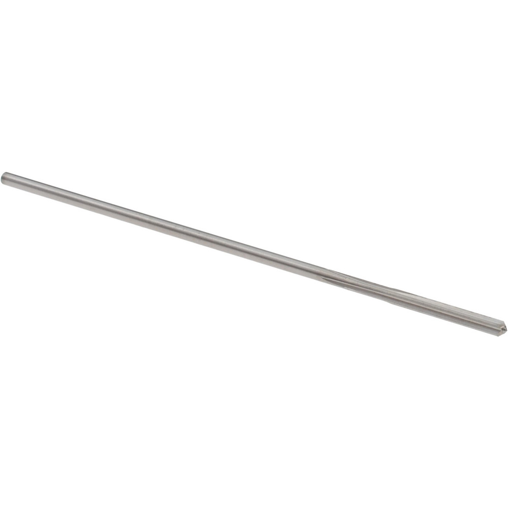 Chucking Reamer: 1/16" Dia, 2-1/2" OAL, 1/2" Flute Length, Straight-Cylindrical Shank, HSS
