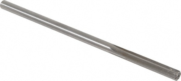 Alvord Polk 126 Chucking Reamer: 19/64" Dia, 6" OAL, 1-1/2" Flute Length, Straight Shank, High Speed Steel Image