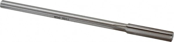 Alvord Polk 140 Chucking Reamer: 11/32" Dia, 6" OAL, 1-1/2" Flute Length, Straight Shank, High Speed Steel Image