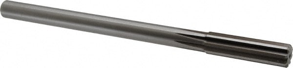 Alvord Polk 404 Chucking Reamer: 41/64" Dia, 9" OAL, 2-1/4" Flute Length, Straight Shank, High Speed Steel Image