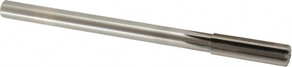 Alvord Polk 191 Chucking Reamer: 21/32" Dia, 9" OAL, 2-1/4" Flute Length, Straight Shank, High Speed Steel Image