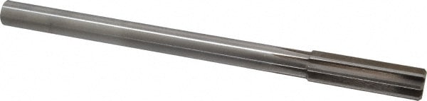 Alvord Polk 405 Chucking Reamer: 43/64" Dia, 9" OAL, 2-1/4" Flute Length, Straight Shank, High Speed Steel Image