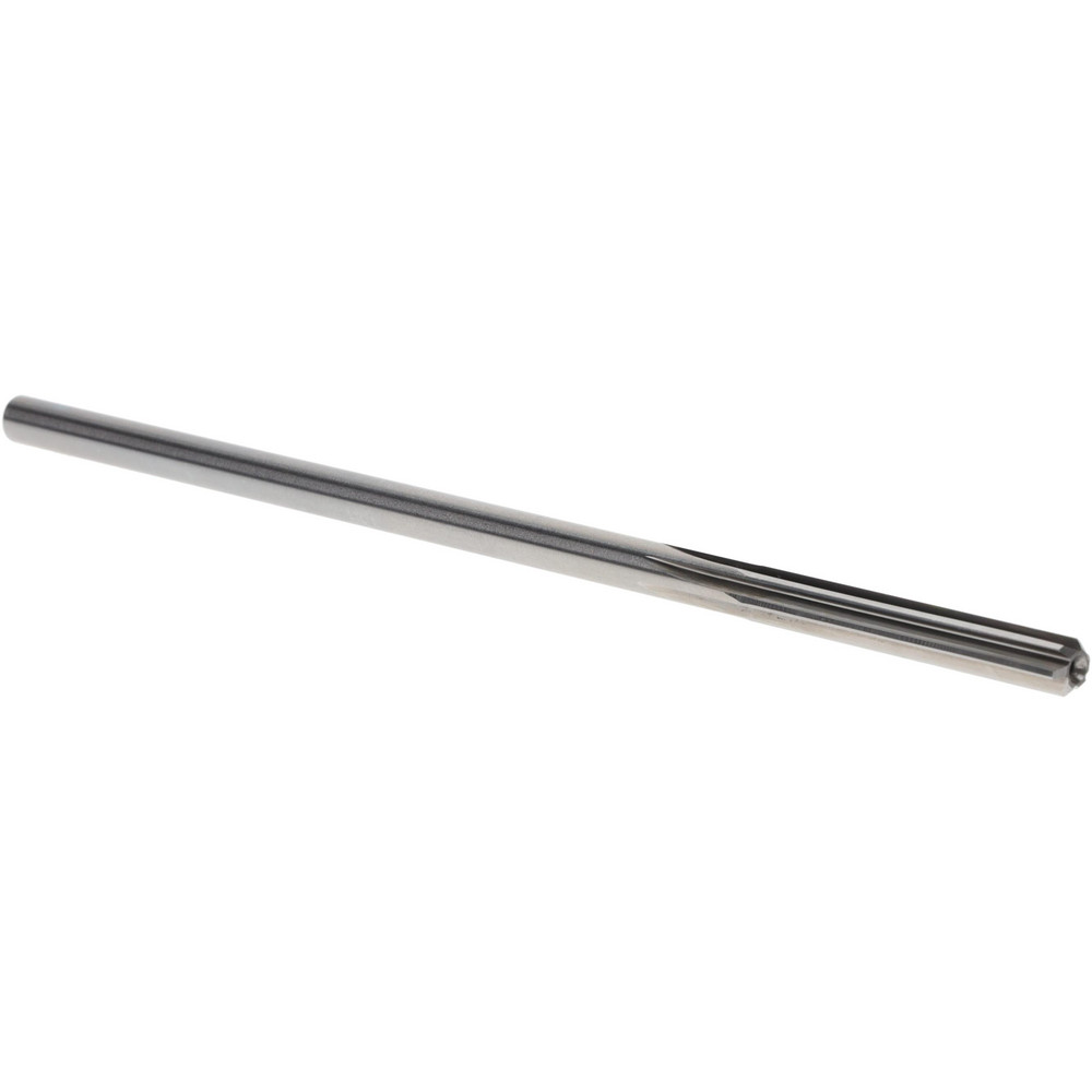 Chucking Reamer: #11, 5" OAL, 1-1/4" Flute Length, Straight-Cylindrical Shank, HSS