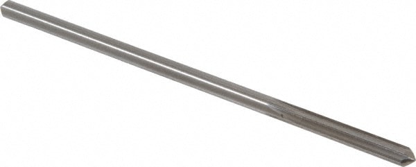 Alvord Polk 80 Chucking Reamer: 0.185" Dia, 4-1/2" OAL, 1-1/8" Flute Length, Straight Shank, High Speed Steel Image