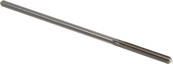 Alvord Polk 75 Chucking Reamer: 0.173" Dia, 4-1/2" OAL, 1-1/8" Flute Length, Straight Shank, High Speed Steel Image