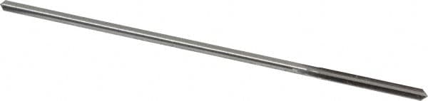 Alvord Polk 39 Chucking Reamer: 0.098" Dia, 3-1/2" OAL, 7/8" Flute Length, Straight Shank, High Speed Steel 