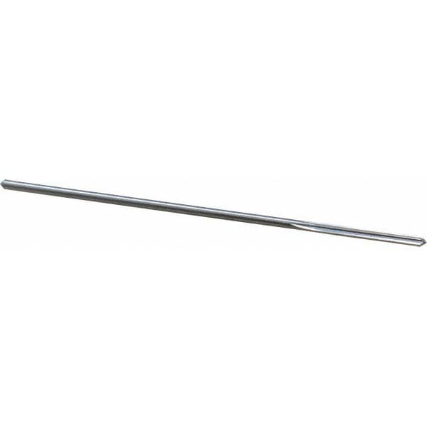 Alvord Polk 28 Chucking Reamer: 0.076" Dia, 3" OAL, 3/4" Flute Length, Straight Shank, High Speed Steel Image