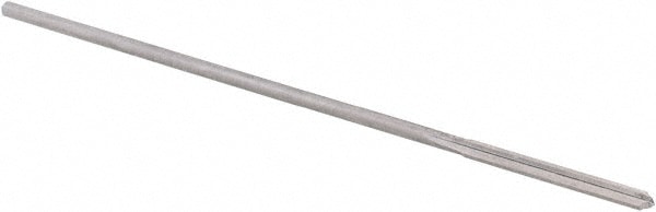 Alvord Polk 27 Chucking Reamer: 0.073" Dia, 3" OAL, 3/4" Flute Length, Straight Shank, High Speed Steel Image