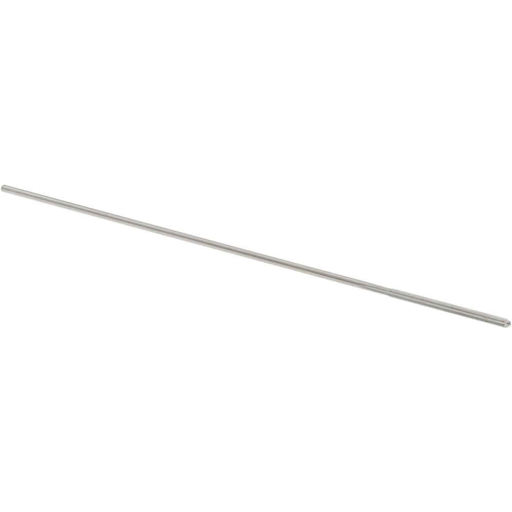Chucking Reamer: #65, 2-1/2" OAL, 1/2" Flute Length, Straight-Cylindrical Shank, HSS