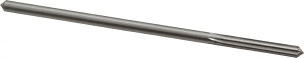 Alvord Polk 83 Chucking Reamer: 0.187" Dia, 4-1/2" OAL, 1-1/8" Flute Length, Straight Shank, High Speed Steel Image