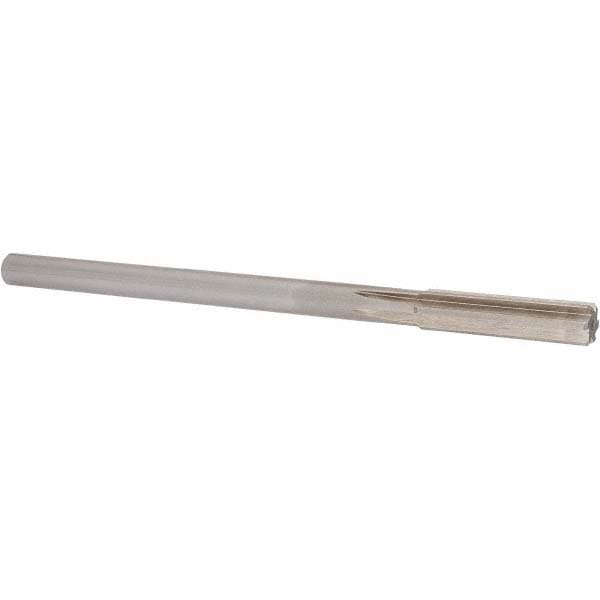 Alvord Polk 167 Chucking Reamer: 0.4385" Dia, 7" OAL, 1-3/4" Flute Length, Straight Shank, High Speed Steel Image