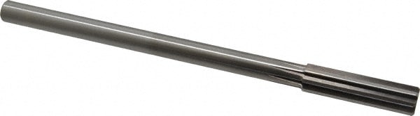 Alvord Polk 182 Chucking Reamer: 0.5512" Dia, 8" OAL, 2" Flute Length, Straight Shank, High Speed Steel Image