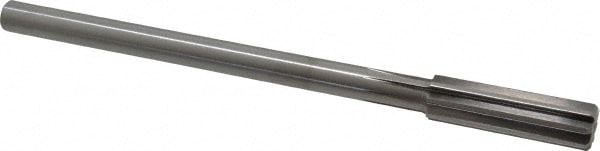 Alvord Polk 185 Chucking Reamer: 0.5906" Dia, 8" OAL, 2" Flute Length, Straight Shank, High Speed Steel Image