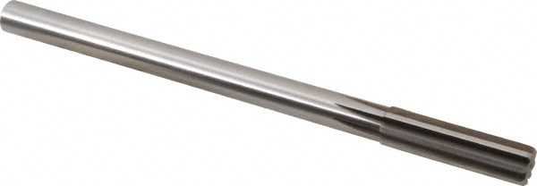 Alvord Polk 190 Chucking Reamer: 0.6496" Dia, 9" OAL, 2-1/4" Flute Length, Straight Shank, High Speed Steel Image