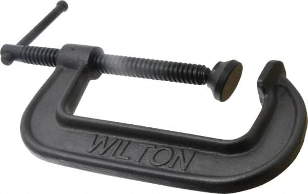 Wilton 22004 C-Clamp: 5" Max Opening, 2-1/2" Throat Depth, Ductile Iron 