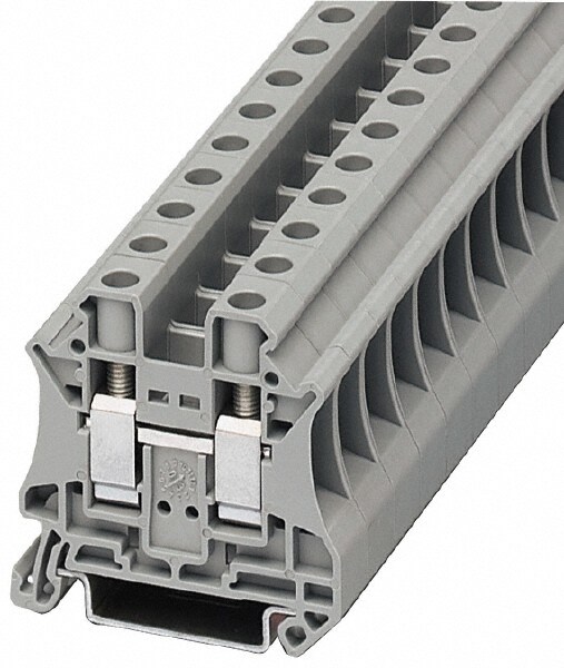 Terminal Block Accessories; Accessory Type: End Cover ; For Use With: Single Level Through Feed Terminal Blocks ; Overall Height (Decimal Inch): 1.2900 ; Overall Length (Decimal Inch): 0.2000