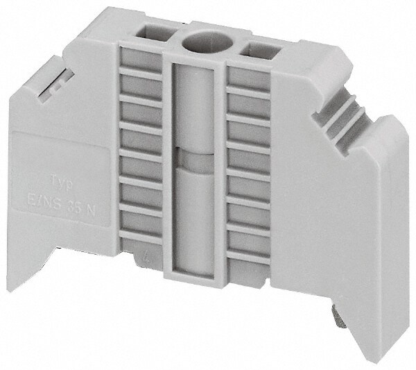 Terminal Block Accessories; Accessory Type: End Stop ; For Use With: 35 mm Rail One Screw Mount ; Overall Height (Decimal Inch): 1-1/4 ; Overall Length (Decimal Inch): 0.4000