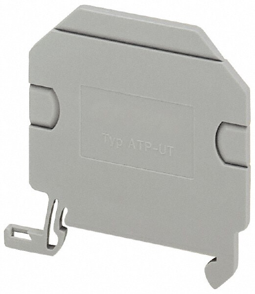 Terminal Block Accessories; Accessory Type: Partition Plate ; For Use With: Single Level Through Feed Terminal Blocks ; Overall Height (Decimal Inch): 2.1000 ; Overall Length (Decimal Inch): 0.1000