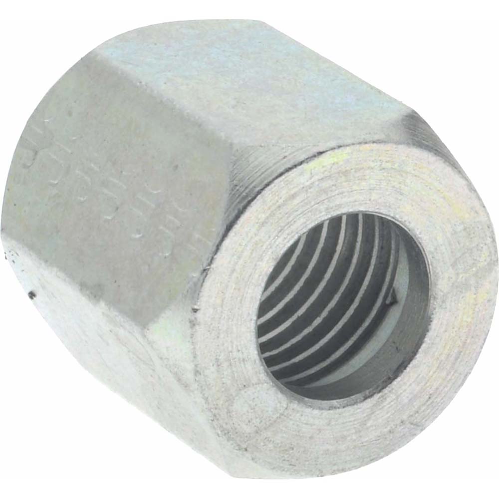 Eaton Steel Flared Tube Nut 3Piece 1/4" Tube OD, 7/16 20 Thread, 37 ° Flared Angle MSC