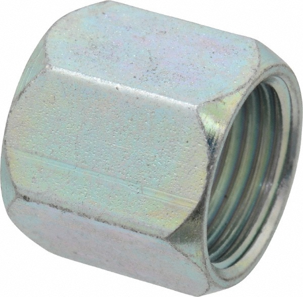 Eaton 1/2" Tube OD 37° Steel Flared Tube Nut 3Piece 06681704 MSC