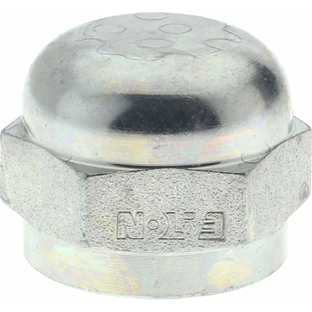 Steel Flared Tube Cap: 5/8" Tube OD, 7/8 -14 Thread, 37 ° Flared Angle