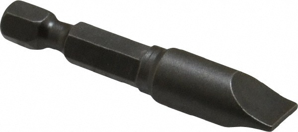 Power Screwdriver Bit: 0.36" Blade Width, 1/4" Hex Drive