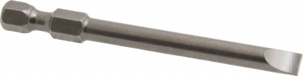 Power Screwdriver Bit: 0.215" Blade Width, 1/4" Hex Drive