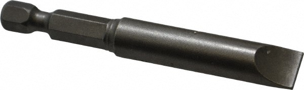 Power Screwdriver Bit: 0.36" Blade Width, 1/4" Hex Drive