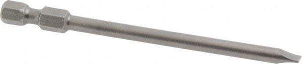 Power Screwdriver Bit: 0.187" Blade Width, 1/4" Hex Drive