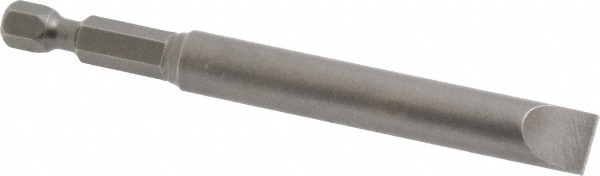 Power Screwdriver Bit: 0.36" Blade Width, 1/4" Hex Drive