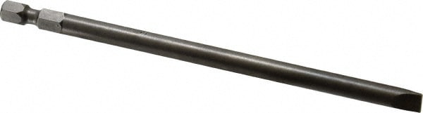 Power Screwdriver Bit: 1/4" Blade Width, 1/4" Hex Drive