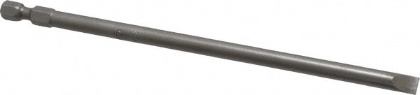 Power Screwdriver Bit: 1/4" Blade Width, 1/4" Hex Drive