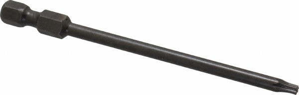 Power Screwdriver Bit: T10 Torx®, 1/4" Hex Drive - 3-1/2" OAL
