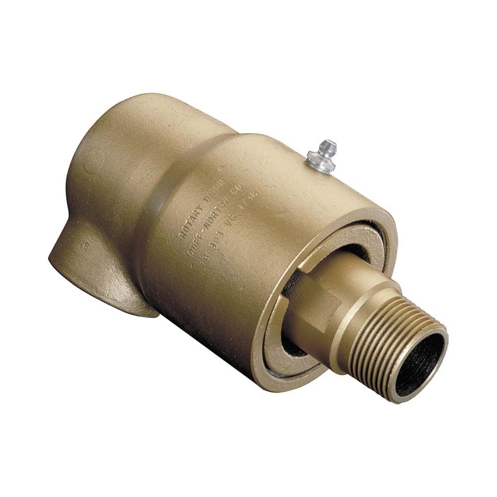 Duff-Norton 440143C 1-1/2 NPT Left Hand Rotor Thread, 1-1/2" NPT Port, 9-11/16" Body Length, Single Flow, General Purpose, Rotary Union 