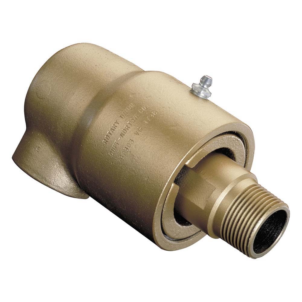 Duff-Norton 440492C 3 NPT Left Hand Rotor Thread, 3" NPT Port, 15-3/8" Body Length, Single Flow, General Purpose, Rotary Union 