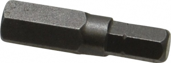 Hex Screwdriver Insert Bit: 1/4" Drive, 5/16" Hex, 1-1/4" OAL