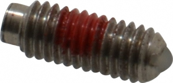 Threaded Ball Plunger: 10-32, 0.094" Ball Dia, 0.513" Body Length, 0.025" Max Ball Reach