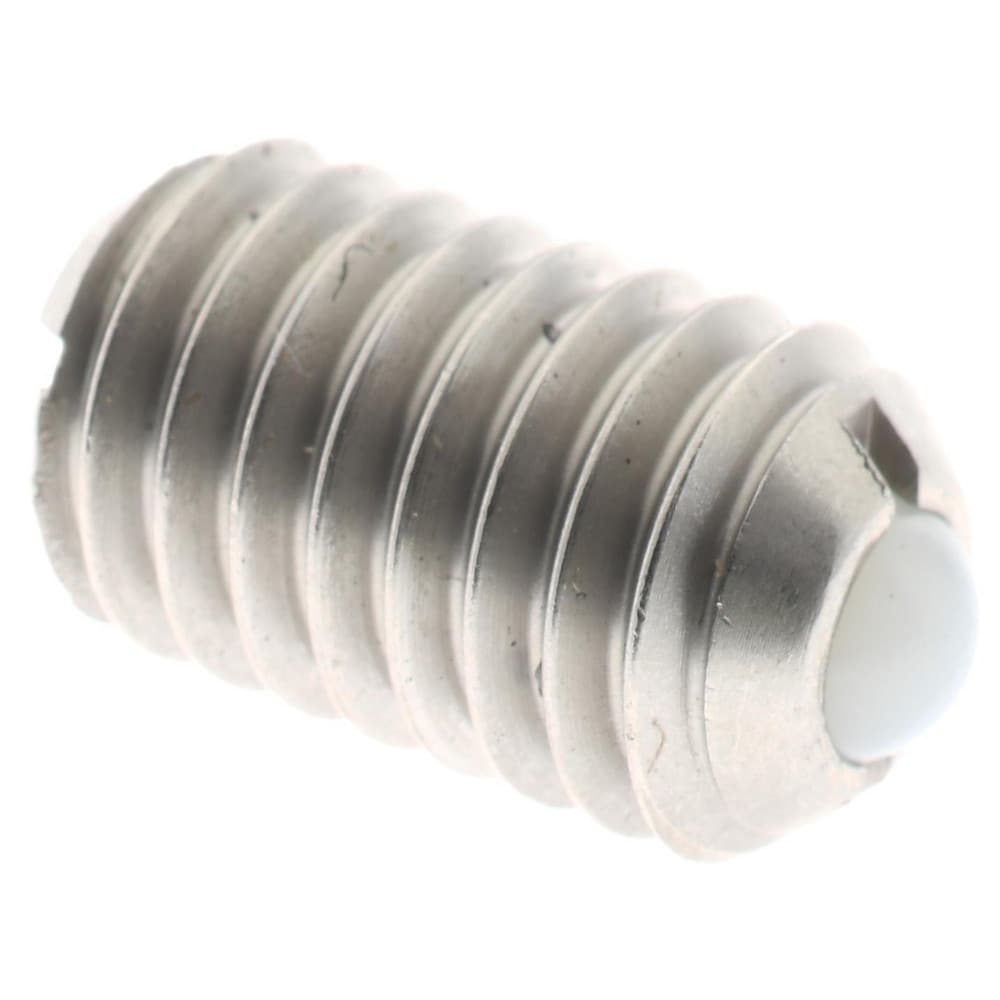 Threaded Ball Plunger: 3/8-16, 0.188" Ball Dia, 5/8" Body Length, 0.048" Max Ball Reach