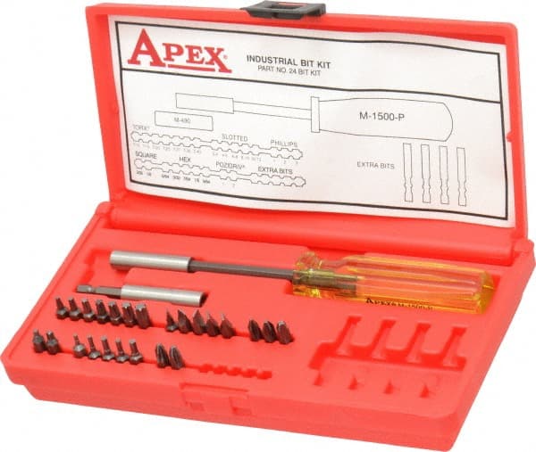 Apex - 1/4″ Drive T45 Torx Screwdriver Bit - 06685135 - MSC Industrial  Supply
