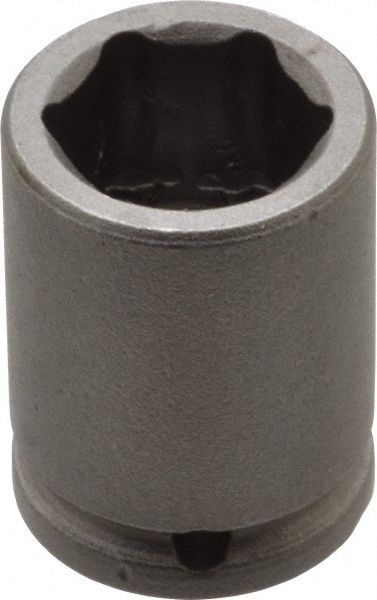 Impact Socket: 1/4" Drive, 0.5" Socket, Square Drive