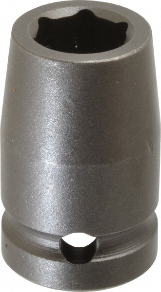 Impact Socket: 1/2" Drive, 0.5" Socket, Square Drive