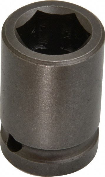 Impact Socket: 1/2" Drive, 0.625" Socket, Square Drive